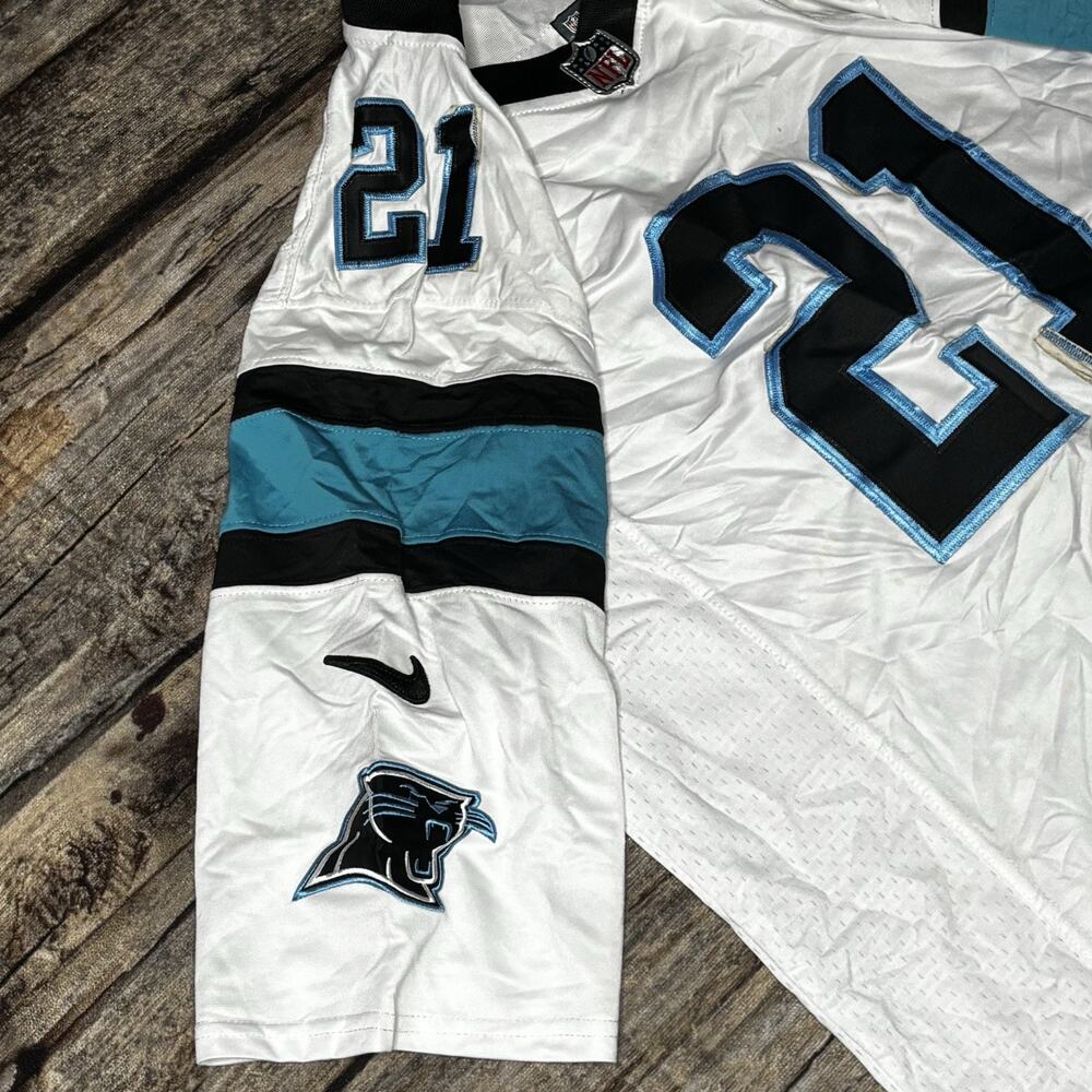 MENS Large - Nike NFL Carolina Panthers #21 Jeremy Chinn On Field Jersey - Picture 8 of 8